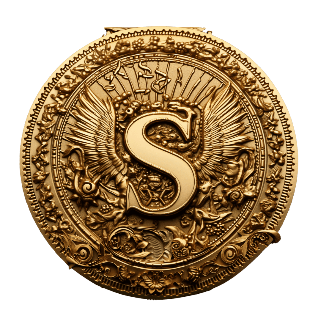 SCoins golden medallion